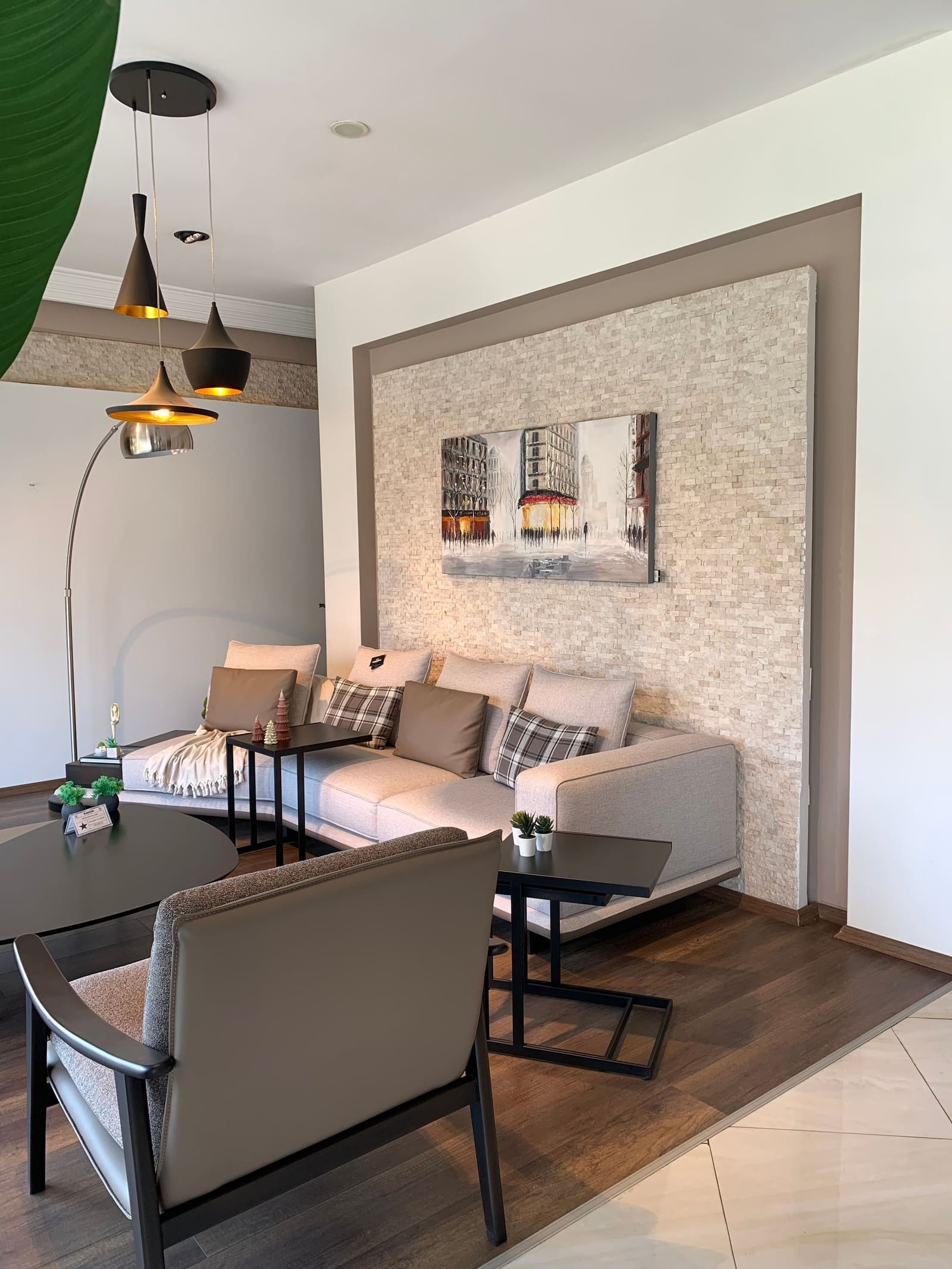 Residential living room interior designed by ilika Interiors in Pune