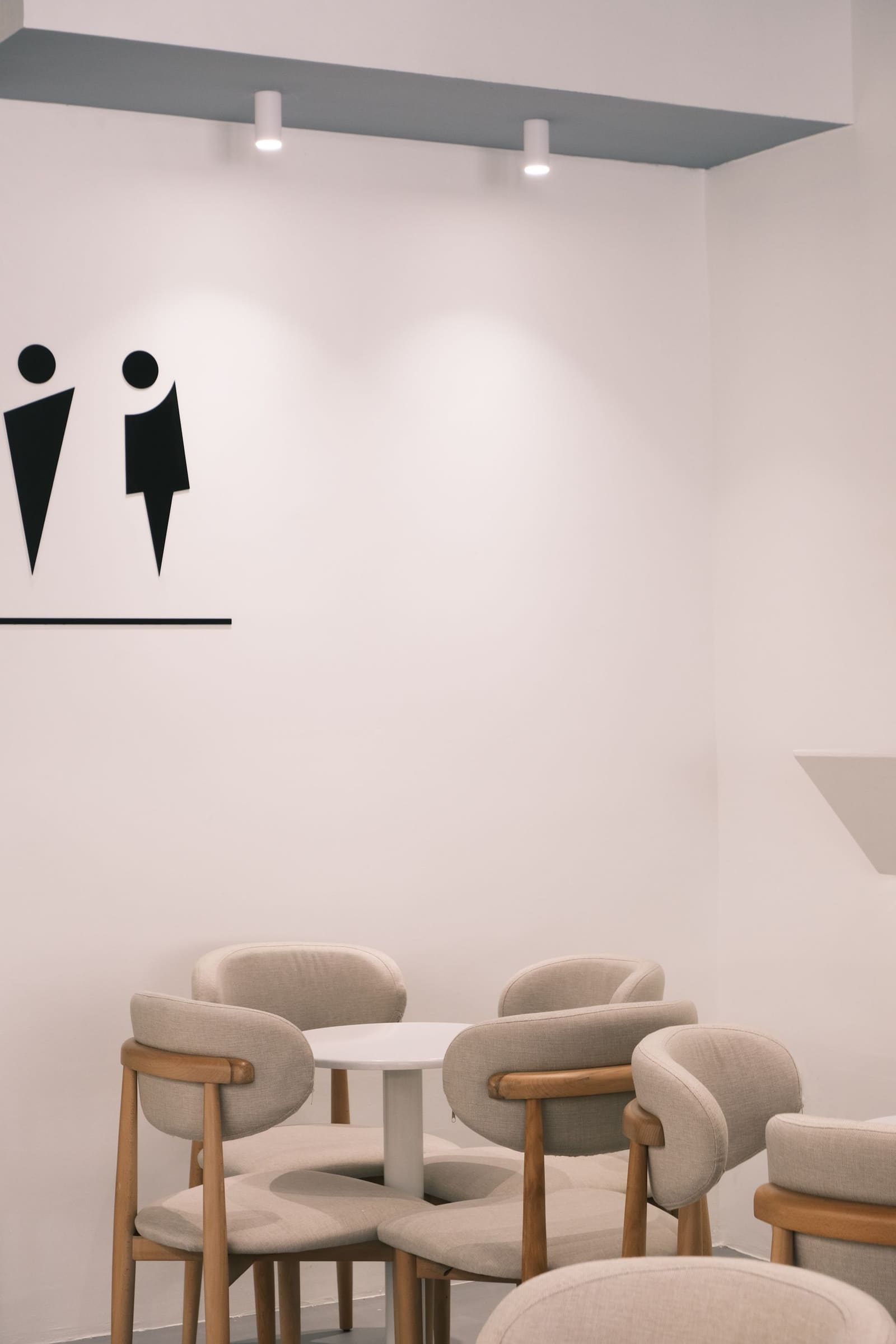 Cafe interior with banquette seating in Kharadi, Pune